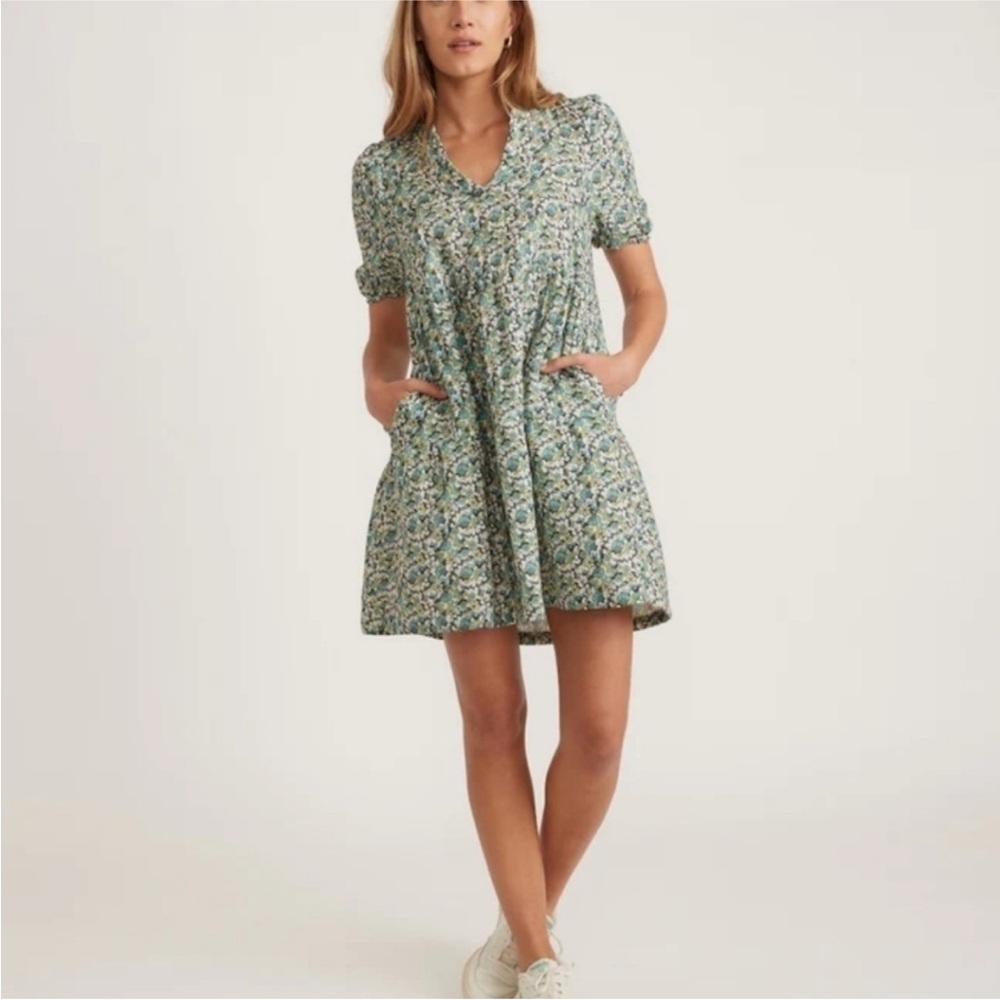 Marine Layer Blue and Green Dress - Picture 5 of 6